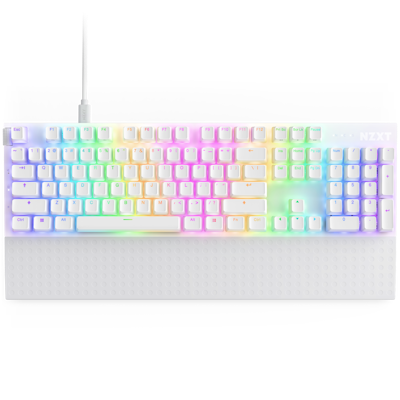 Function 2 Top View with Wrist Rest White